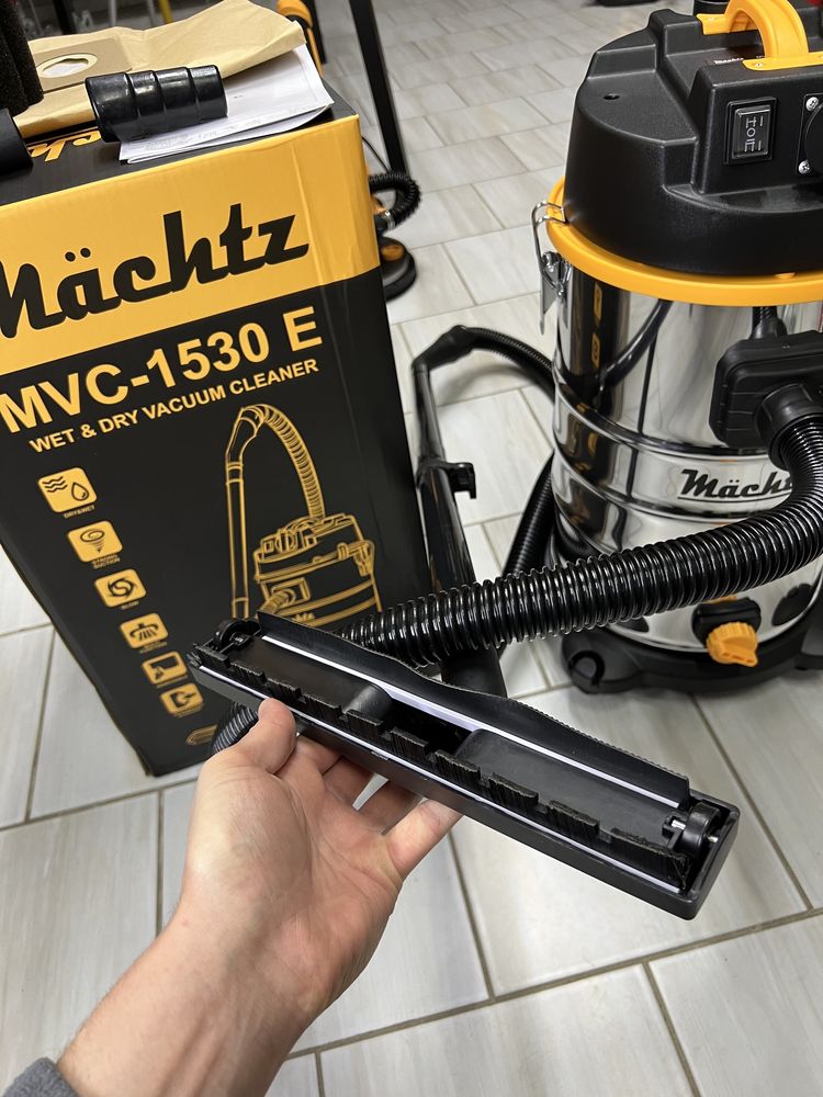 Строительный пылесос Machtz MVC-1530E Сбор воды 1500 Вт