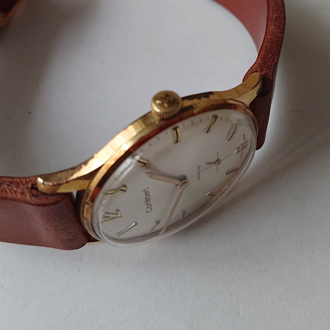 Cortebert zegarek naręczny mechaniczny kolekcjonerski swiss made