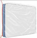 pokrowiec na materac dreamzie plastikowy 160 x 200 vv