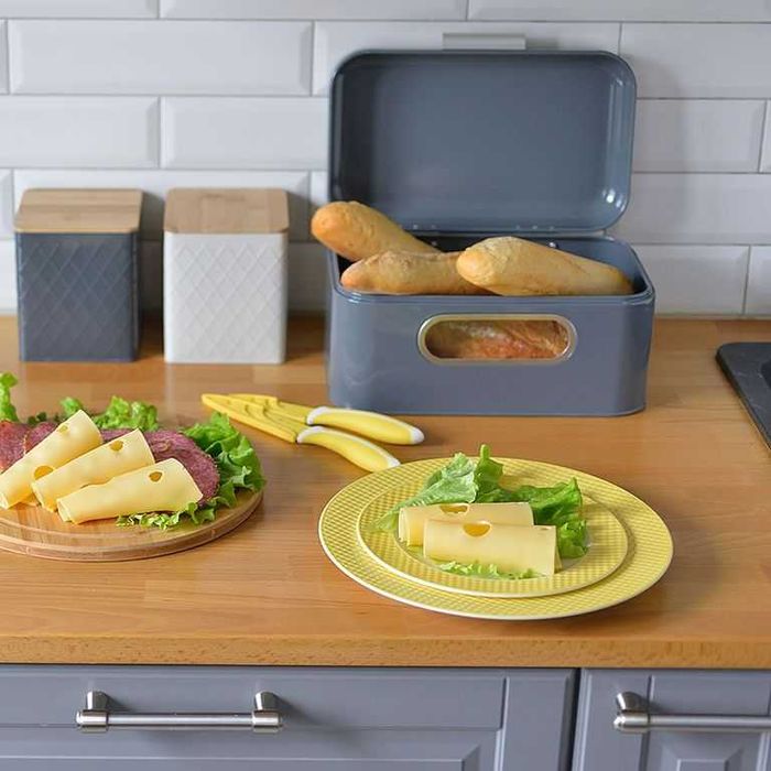 chlebak NORDIC szary 30x18x16cm AMBITION 68933