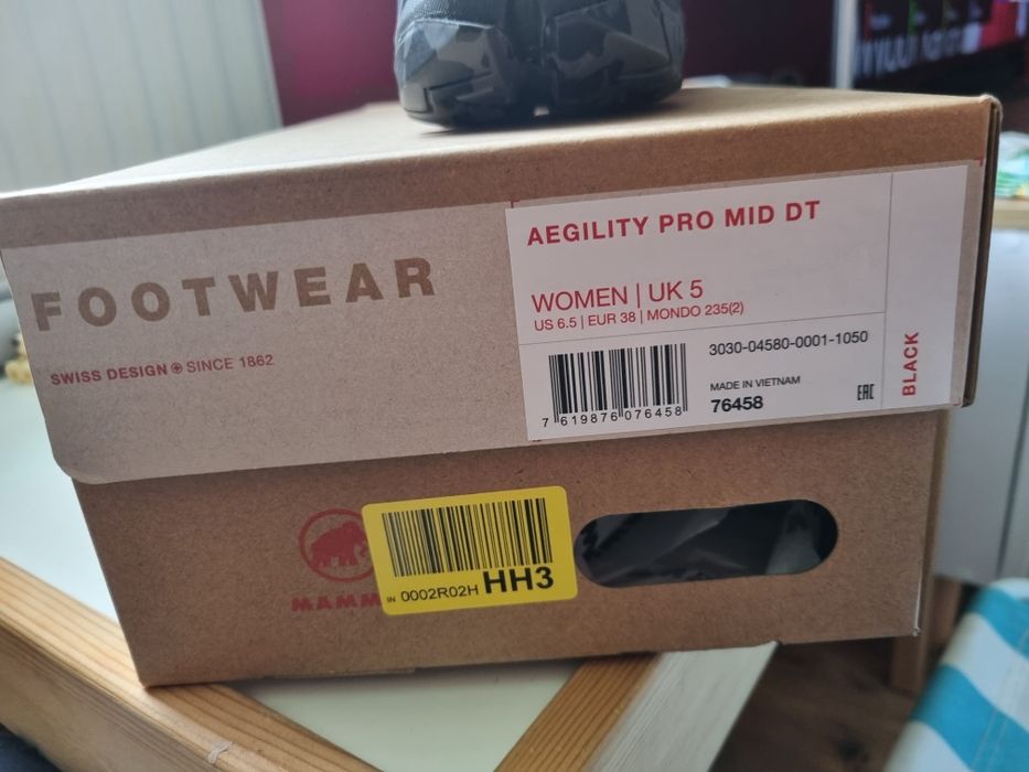 Buty mammut aegility pro mid dt nowe