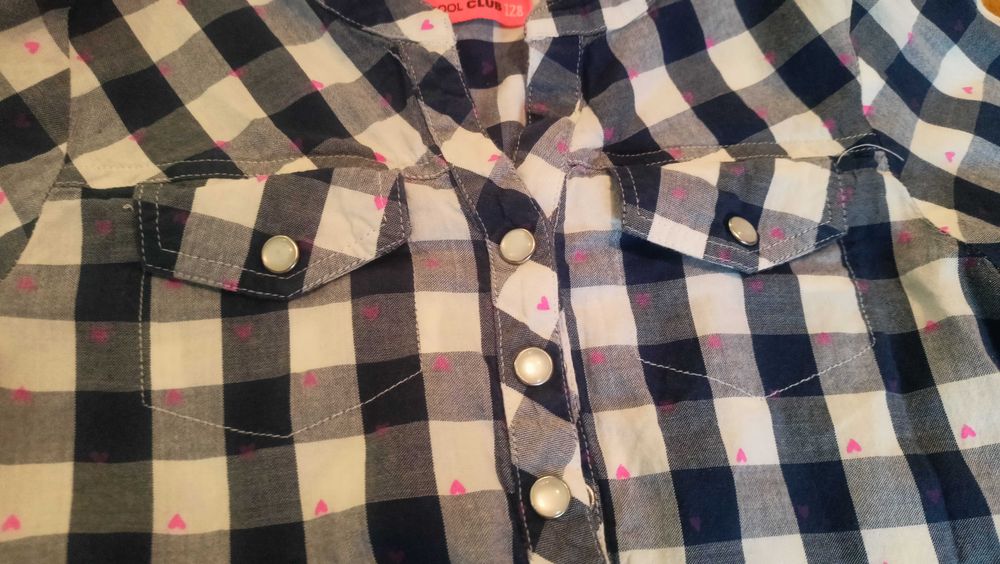 Elegancka koszula dla dziewczynki rozm 128