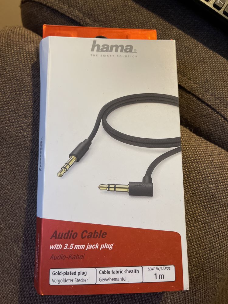 Kabel audio 1 metr Hama