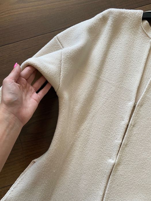 Zara kardigan sweter bez beżowy S must have blogerski wiosenny casual