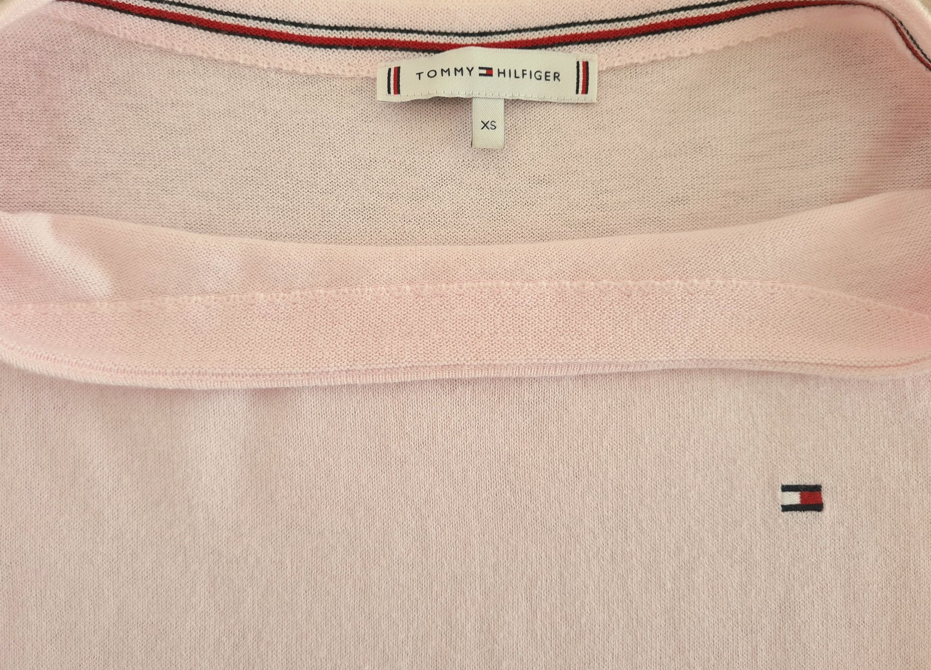 Lekki sweter Tommy Hilfiger XS, 100% bawełna, j.nowy, WWA