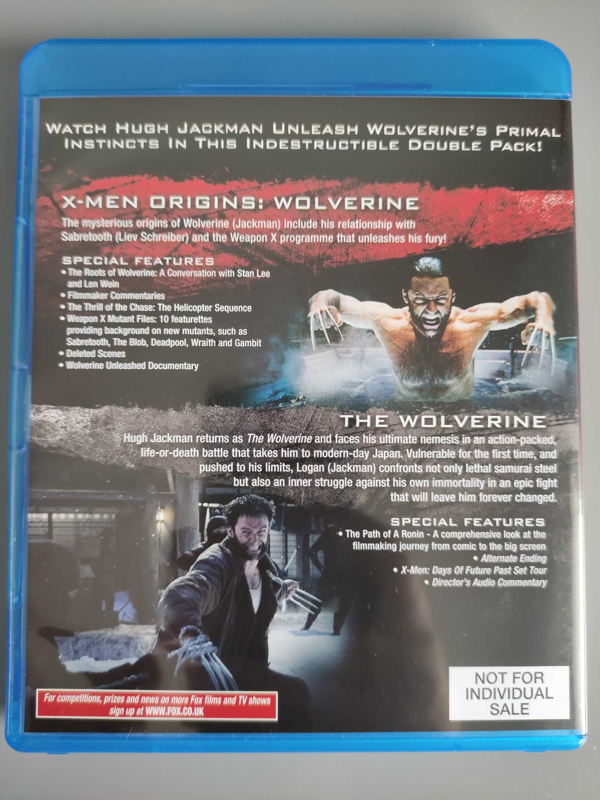 Filmy Blu-ray X-men Origins: Wolverine oraz The Wolverine