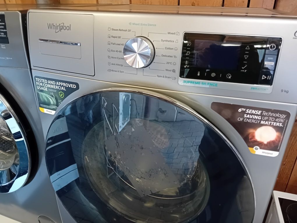 Pralnica Whirlpool Professional 1-9kg 1600obr A+++ [gwar/dowóz]