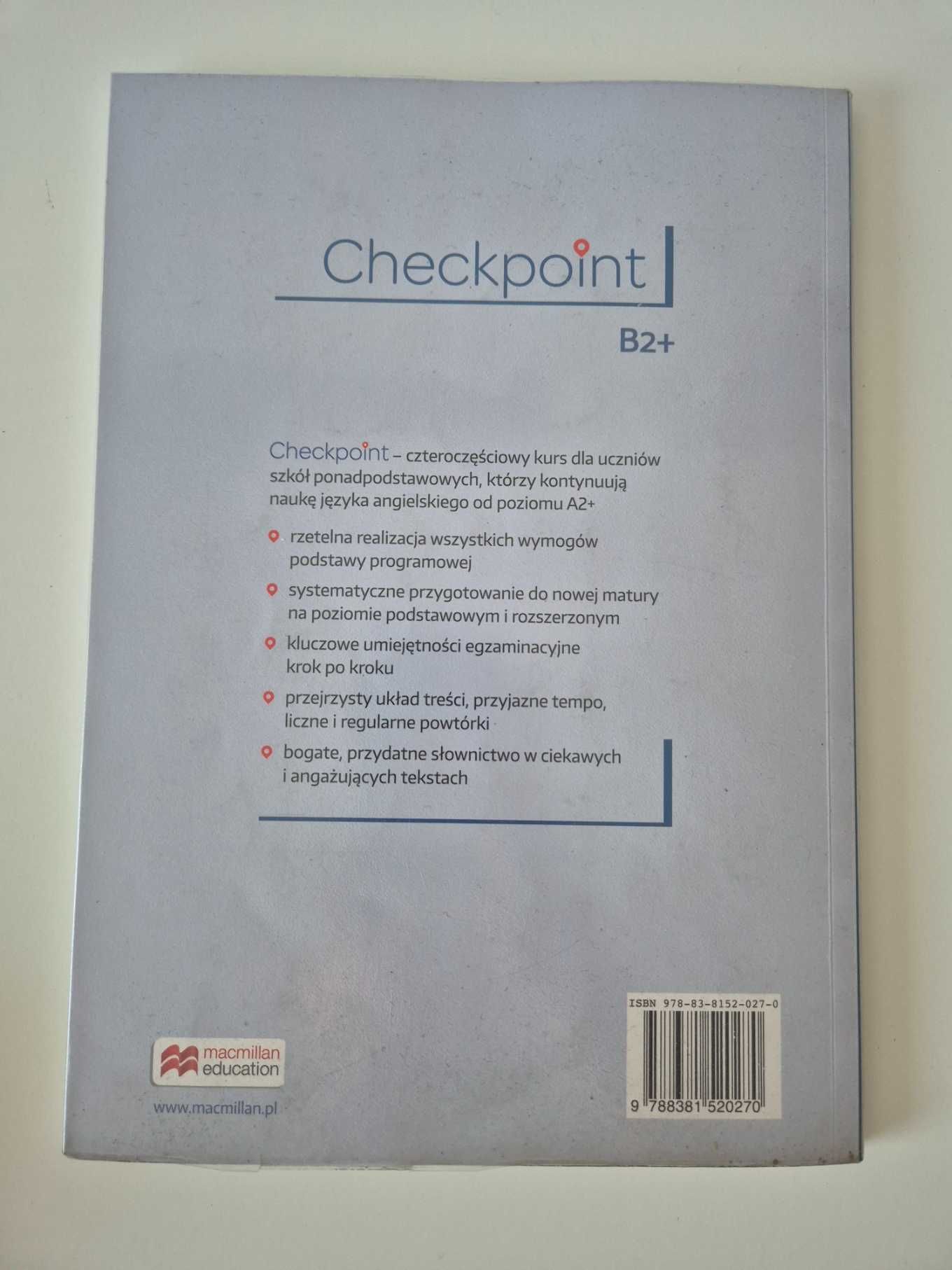 Checkpoint B2+ | Podręcznik dla liceum i technikum | Język Angielski