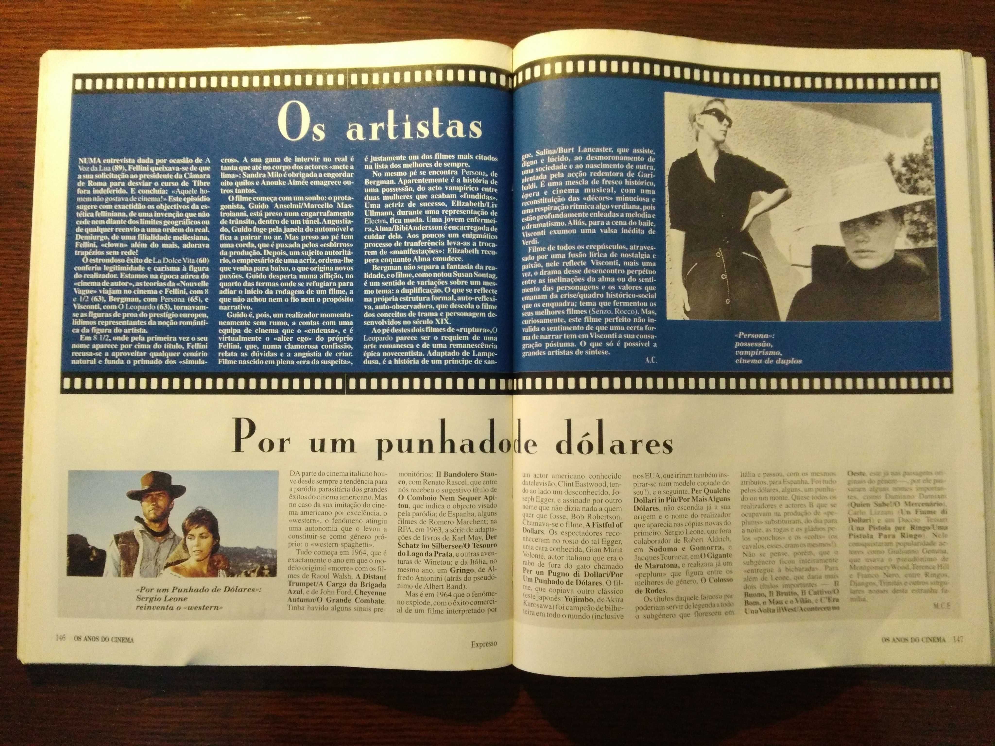 Os Anos do Cinema - 1895:1995 - Livro - Expresso (fascículos)