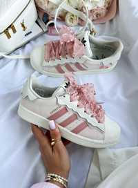 Кросівки Adidas Superstar Cappuccino кеди адідас суперстар рожеві