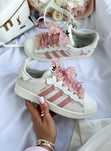 Кросівки Adidas Superstar Cappuccino суперстар рожеві