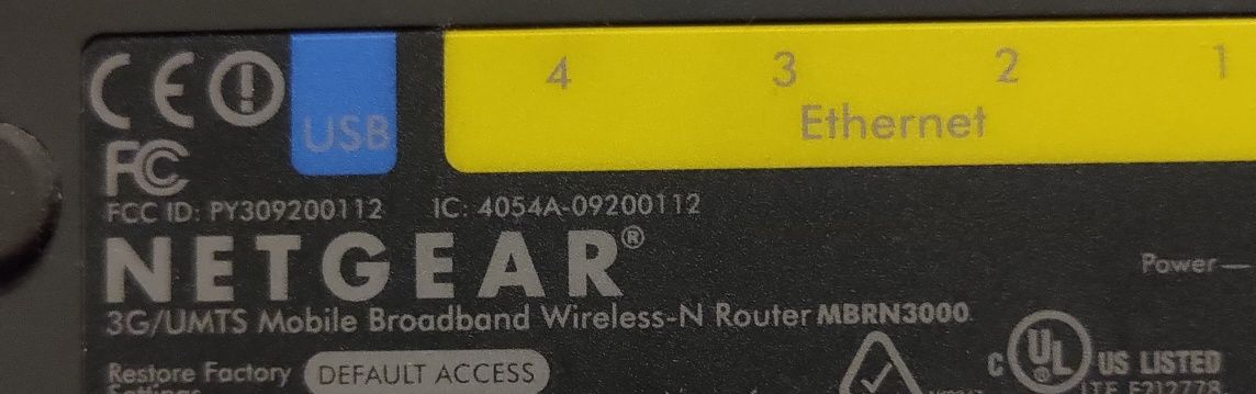 Netgear 3G mobile broadband wireless-n router WiFi