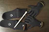 Rękawiczki i skarpety nurkowe Subea SCD z neoprenu 3 mm i 5 mm