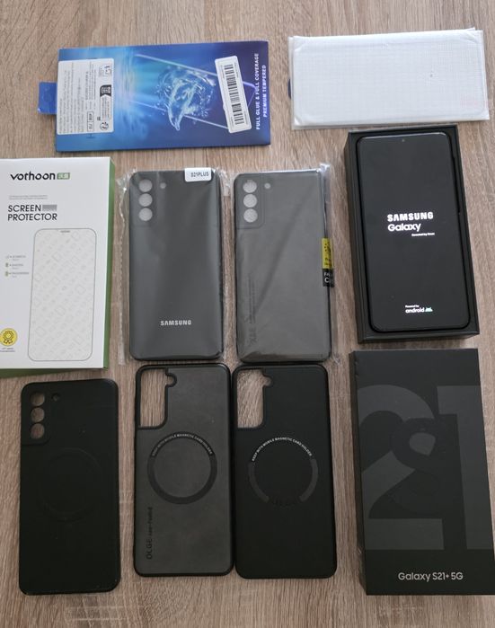 Samung S21 Plus 128Gb + Impecavel na caixa com extras