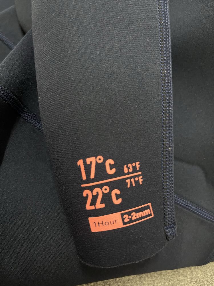 Olaian wetsuit 2/2mm