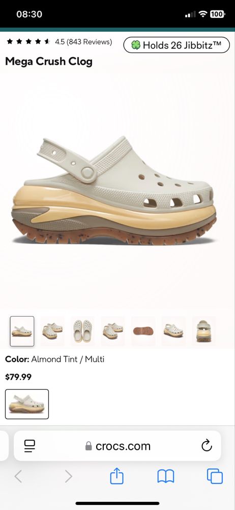 Crocs жіночі розмір M5/W7