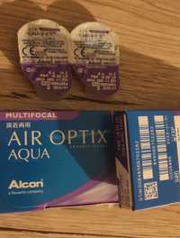 Soczewki Alcon Air Optix Aqua multifocal -8.5 LO max ADD +1.00