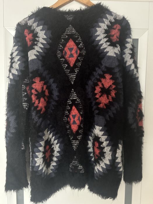 Kardigan wielokolorowy moher