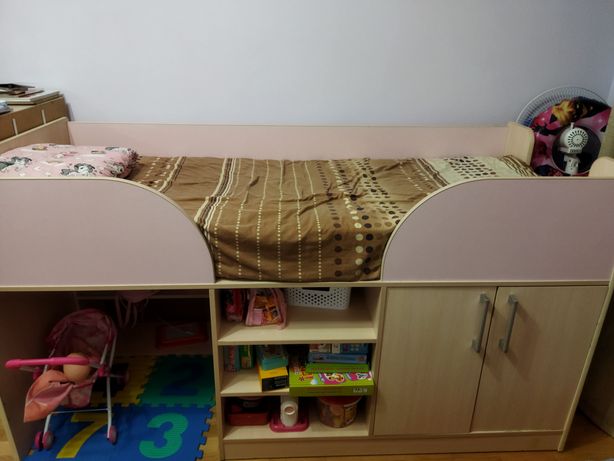 Кровать- чердак для девочки 1700 ТОРГ