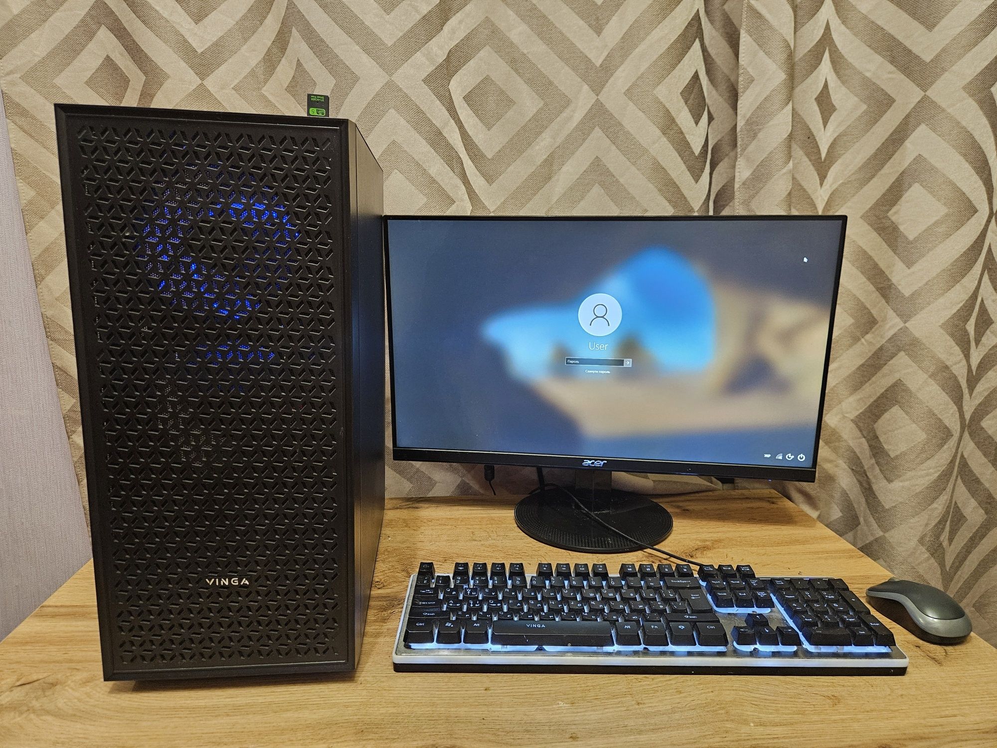 ПК з монітором Acer 24  i7 4790, 16 ddr3, 1080ti