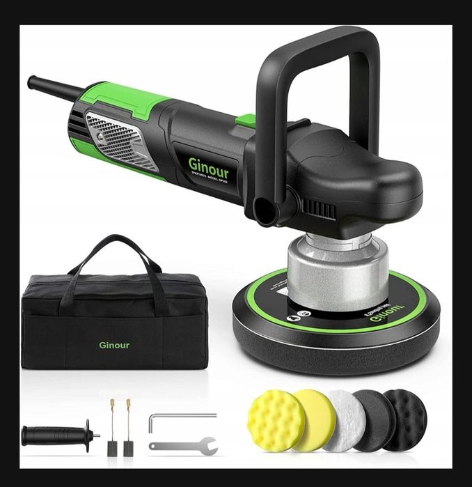 Polerka  Ginour + Cały zestaw padów