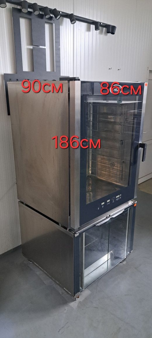 Пароконвектомат Unox XB 804 з розстійкою