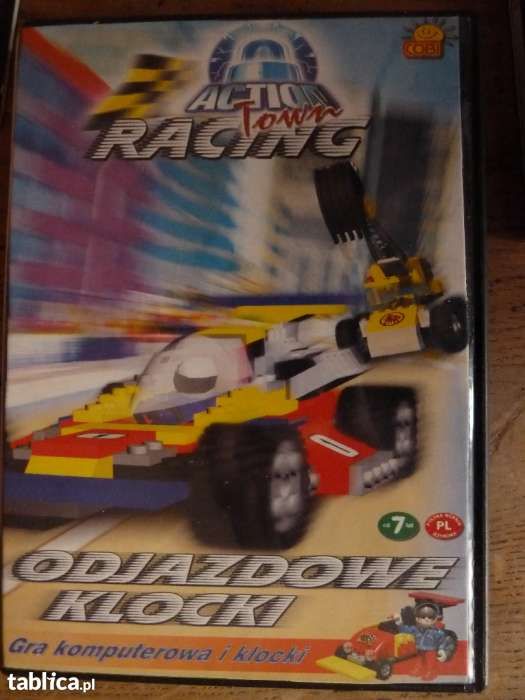 gra dla najmłodszych na pc Town Racing odjazdowe klocki