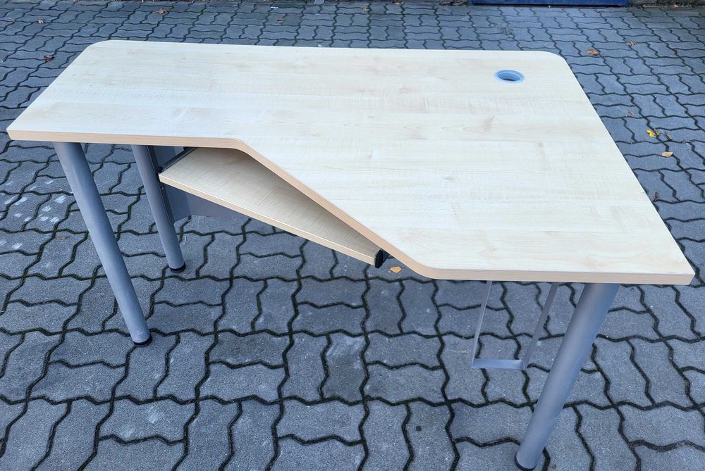 Duże Biurko narożne, z szufladą 120cm