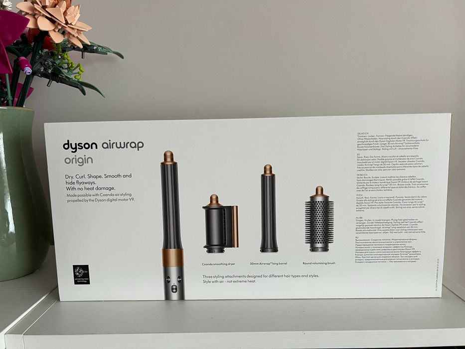 Nowa suszarko-lokówka DYSON Airwrap Origin Nikiel/miedź 30 mm