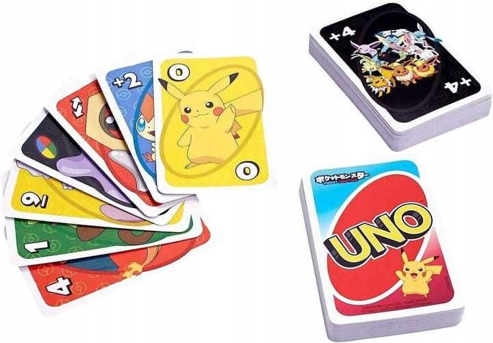 Nowe Karty UNO Pokémon