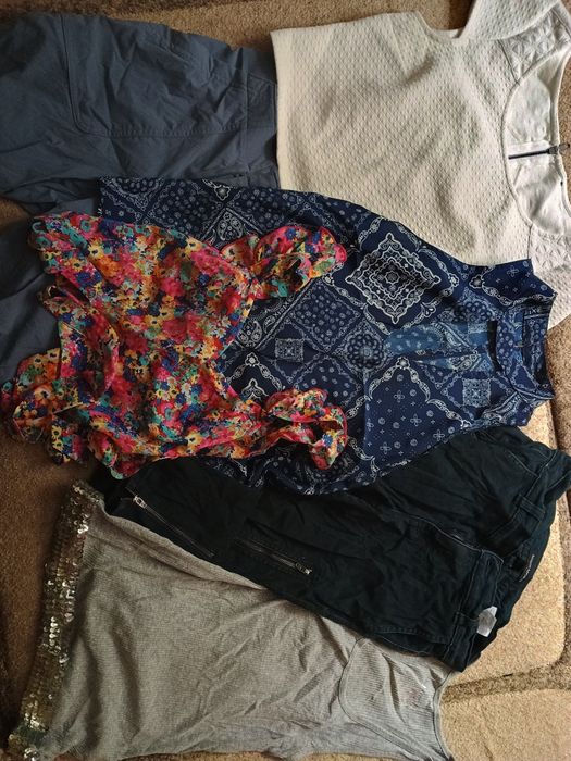 Набір одягу, майка, блузка, штани, брюки, джинси шорти