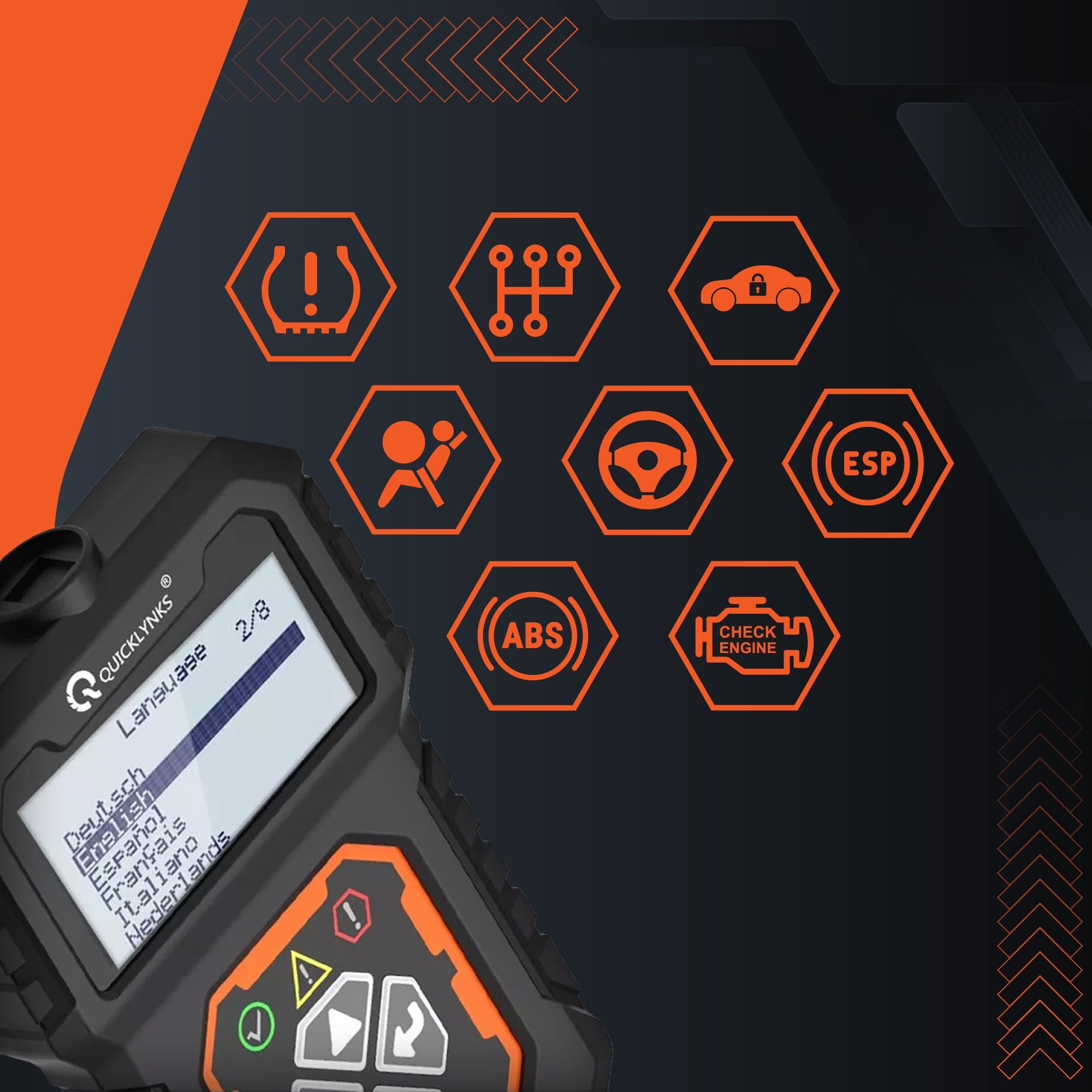 Interfejs Diagnostyczny Tester Obd2 Język Polski Skaner Tester obd2 pl