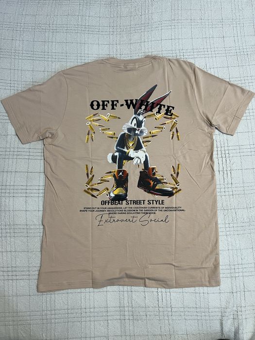 Koszulka Off White Beżowa M