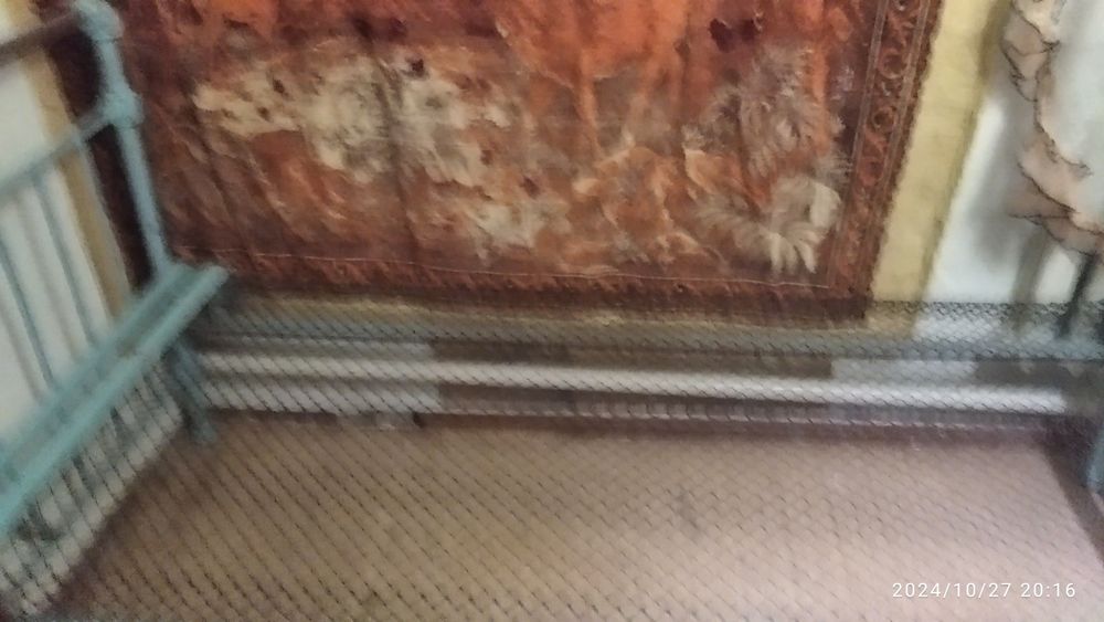 Ліжко панцирне залізне односпальне