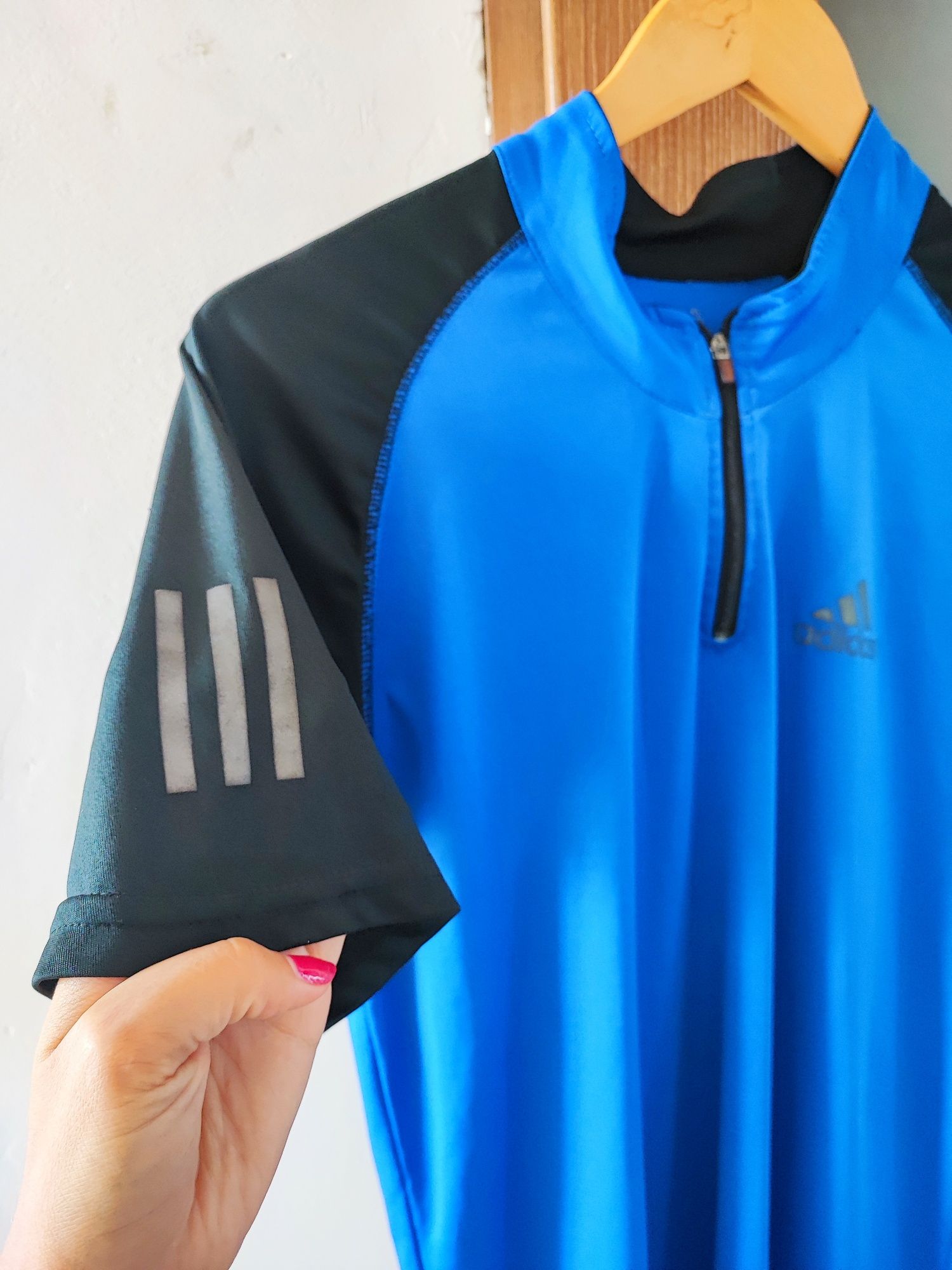 Sportowa koszulka męska Adidas XL siłownia do biegania basic