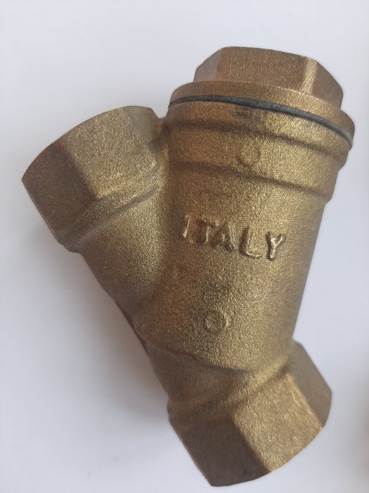 Латунь Italy 3/4", 20/16/10 мм штуцер, тройник, уголок фильтр сетчатый