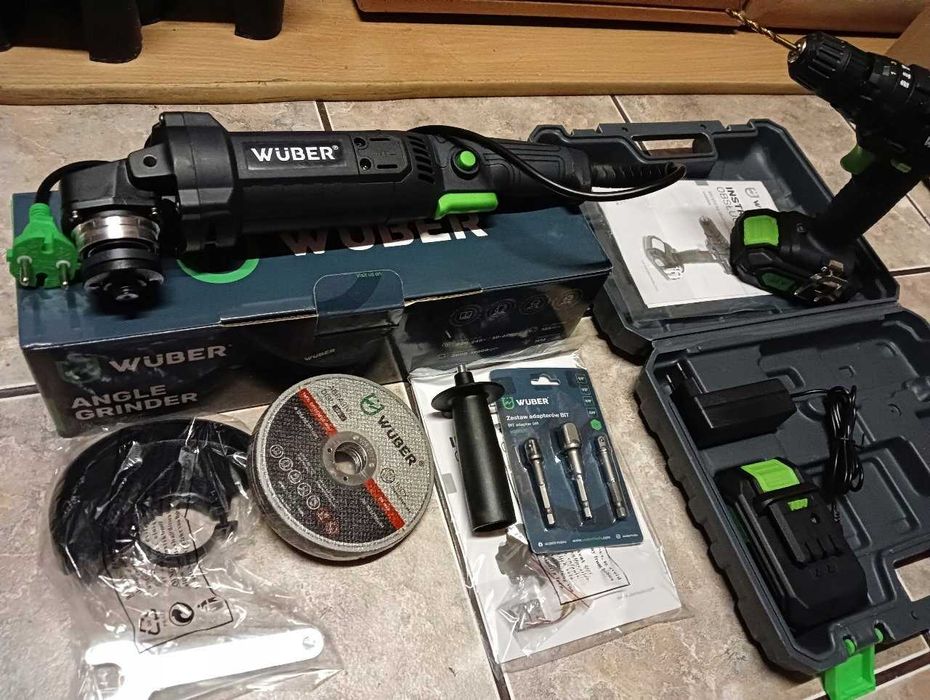 Nowa Szlifierka Kątowa Kątówka 1600w Z Regulacją + 10 Tarcz