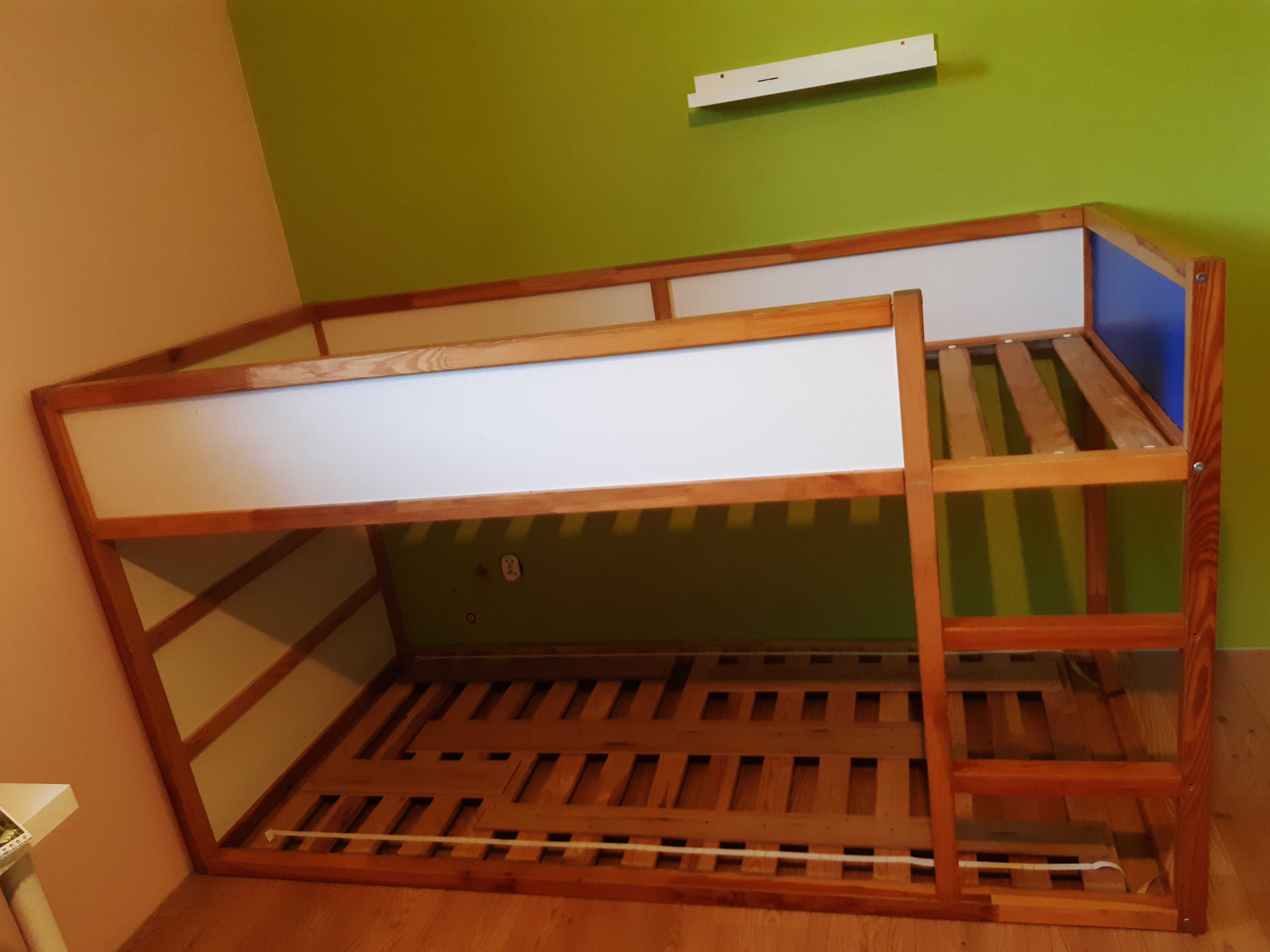 Łóżko piętrowe Ikea Kura