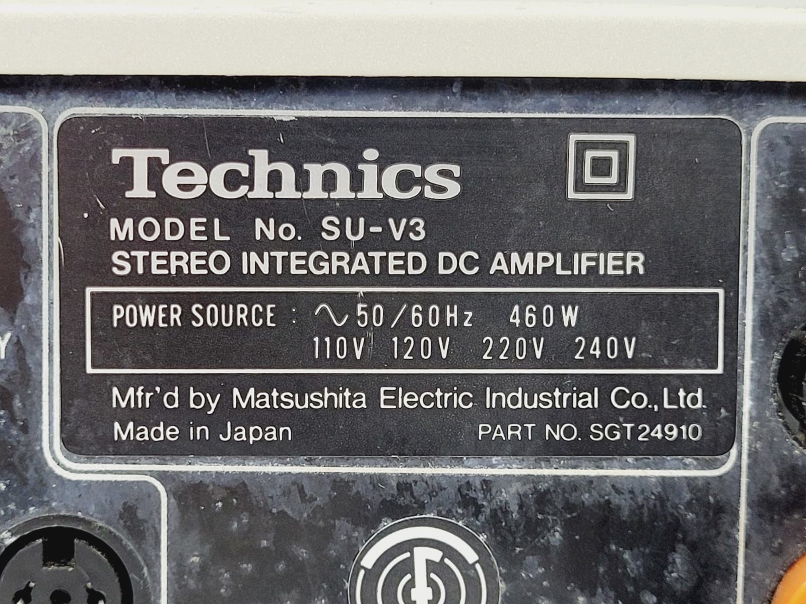 Technics SU V3 Vintage wzmacniacz Japan 460W poboru