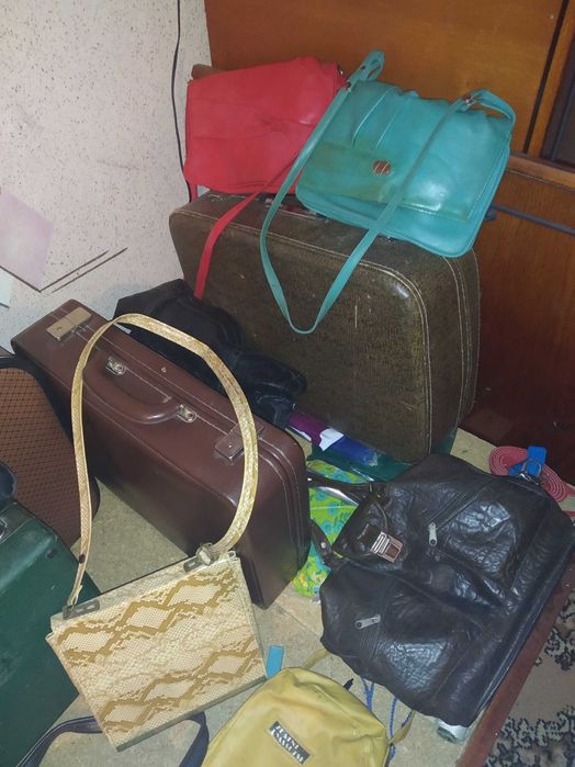 Кожгалантерея СССР. Сумки, чемоданы. Ретро. Коллекция. Реквизит.