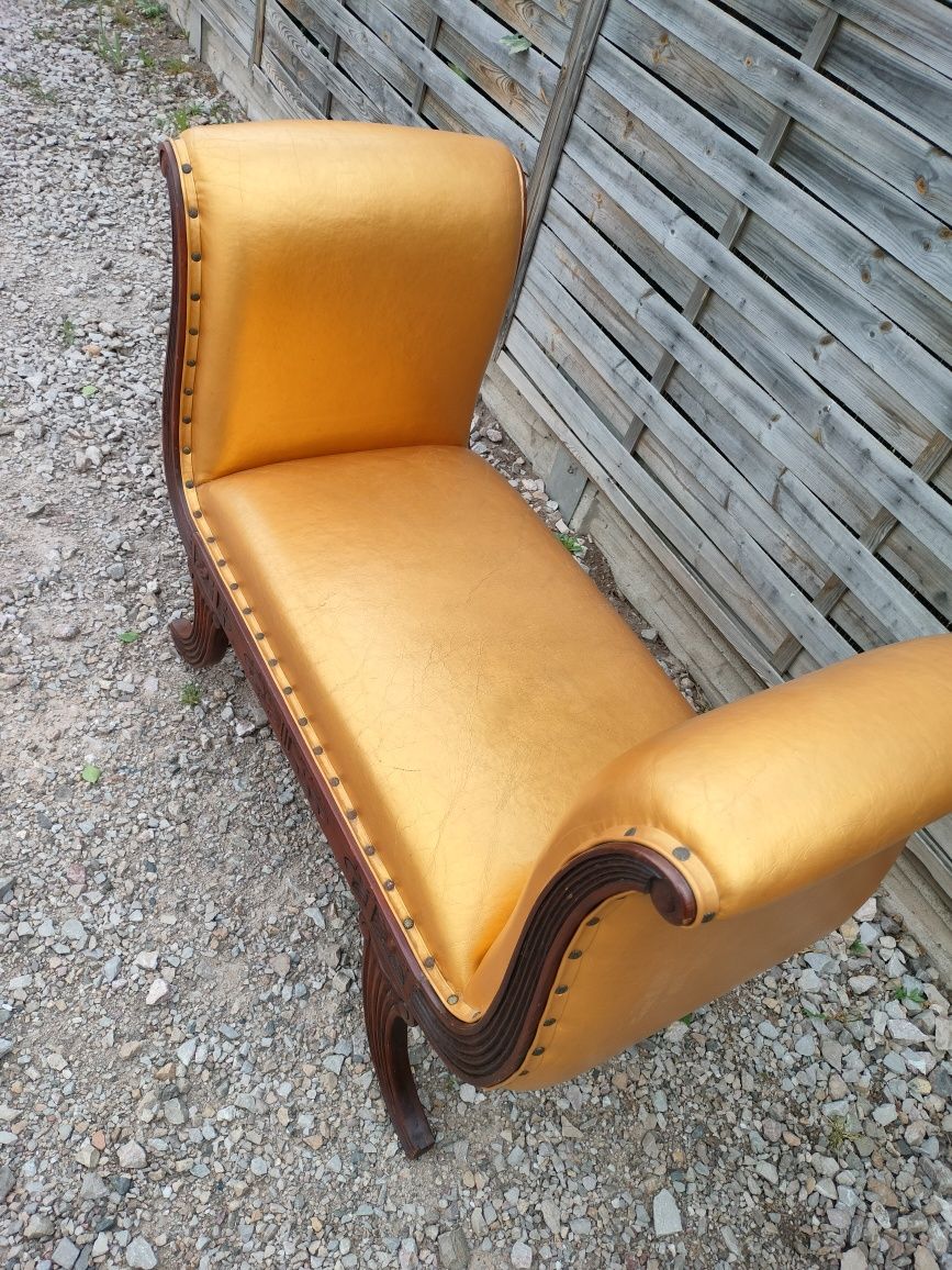 Szezlong, ławeczka, vintage, antyk