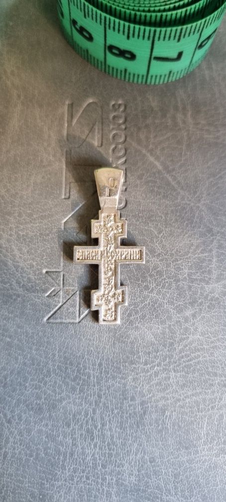 Крестик серебро 925 распятие спаси и сохрани