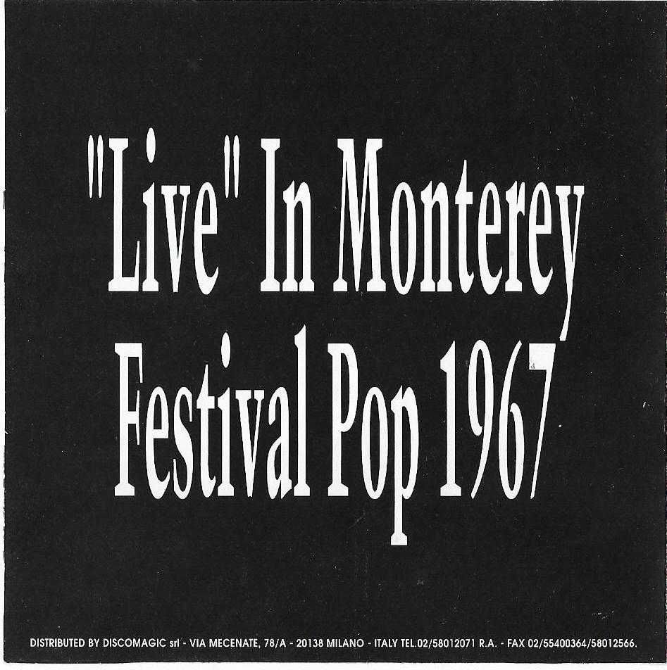 Live in Monterey - - - - - Vários  - - - - - 6 X CD