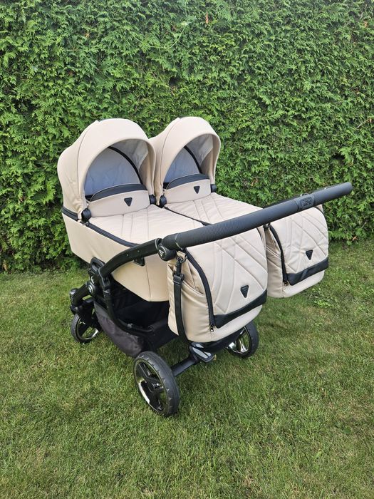 Zestaw bliźniaczy Junama Duo v3 + 2x Joie i-snug