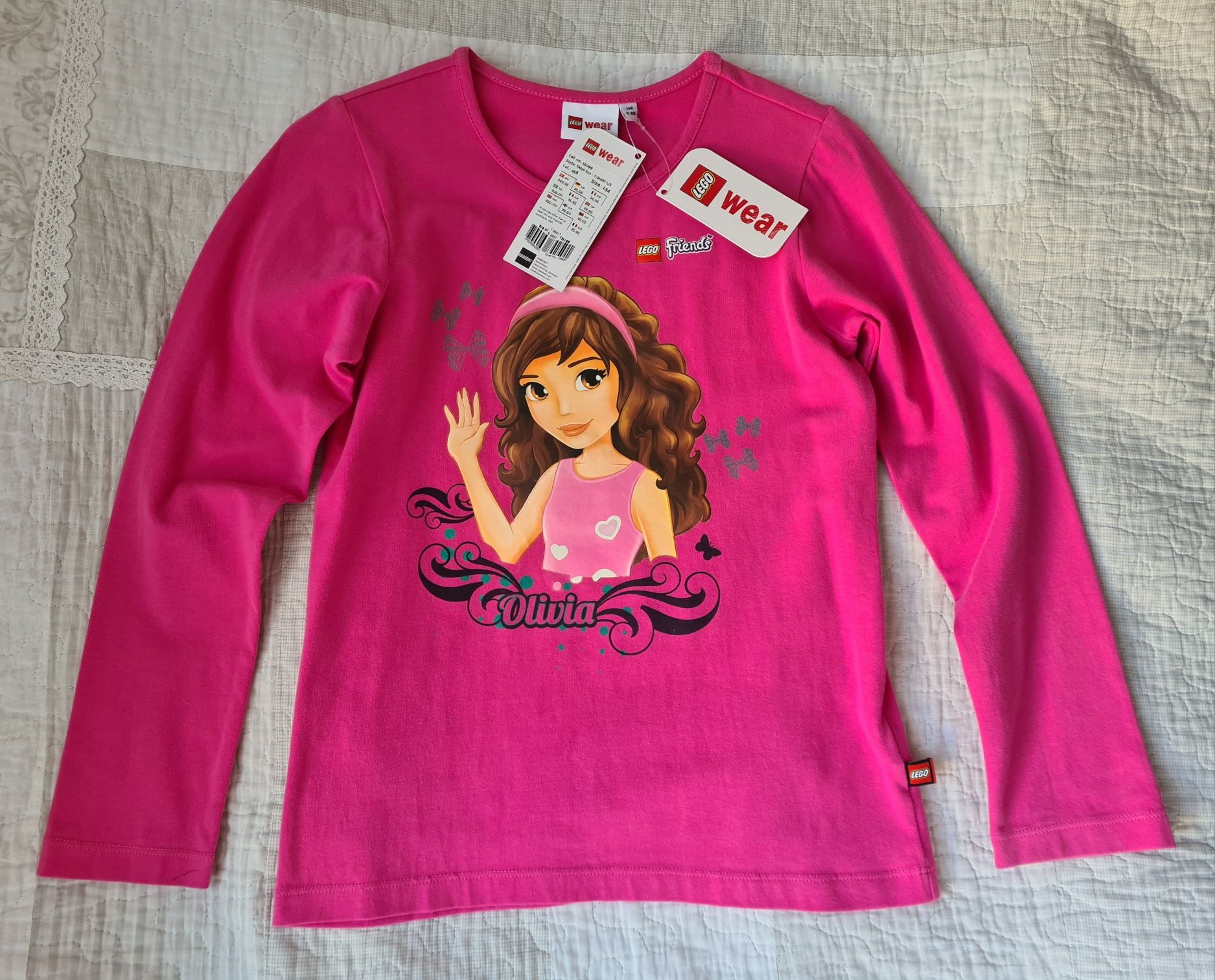 T-shirt długi rękaw Lego Friends 134 Tasja nowy