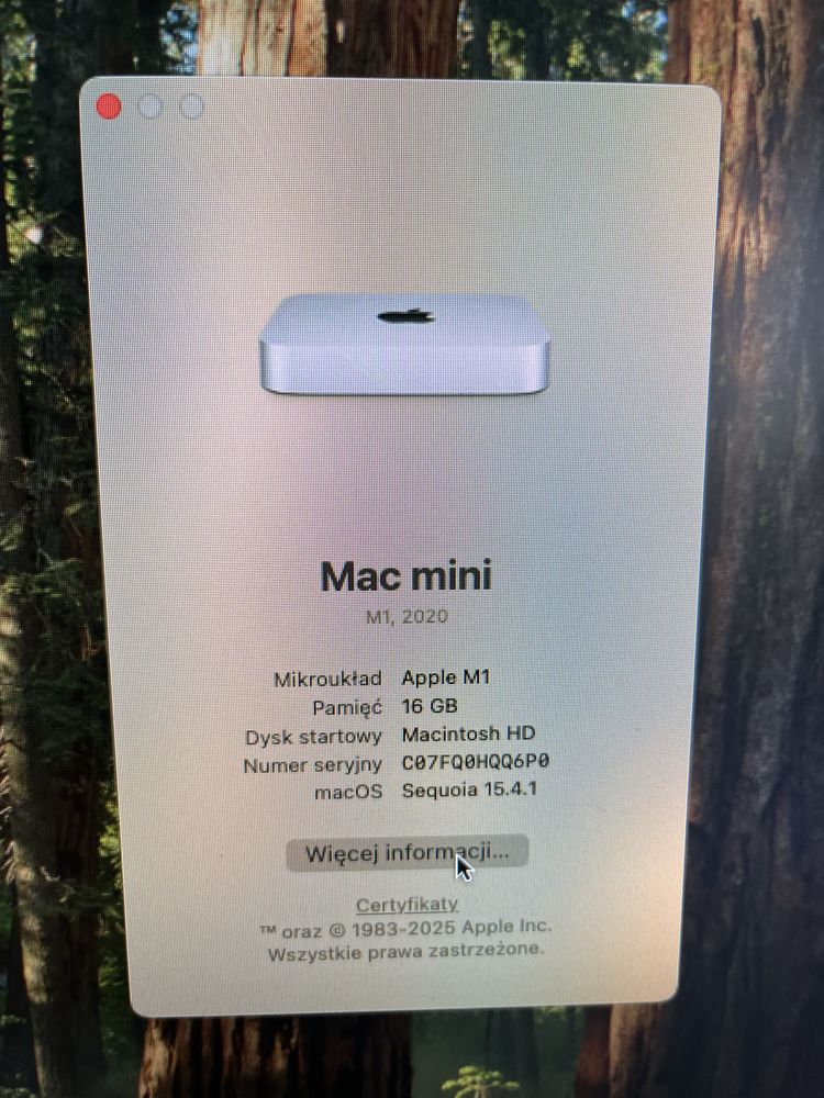 Mac Mini M1 16/512 GB + hub USB C