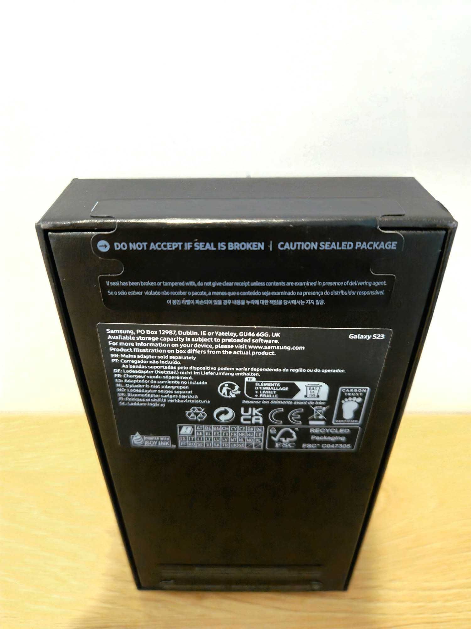 Samsung Galaxy S23 8/256 Czarny - nowy zaplombowany 2 lata gwarancji