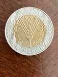 2 moedas comemorativas bimetálicas 100 escudos (100$00), 1995 – Fao