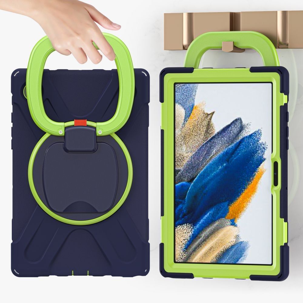 Etui X-Armor Do Galaxy Tab A8 10.5 Navy/Lime