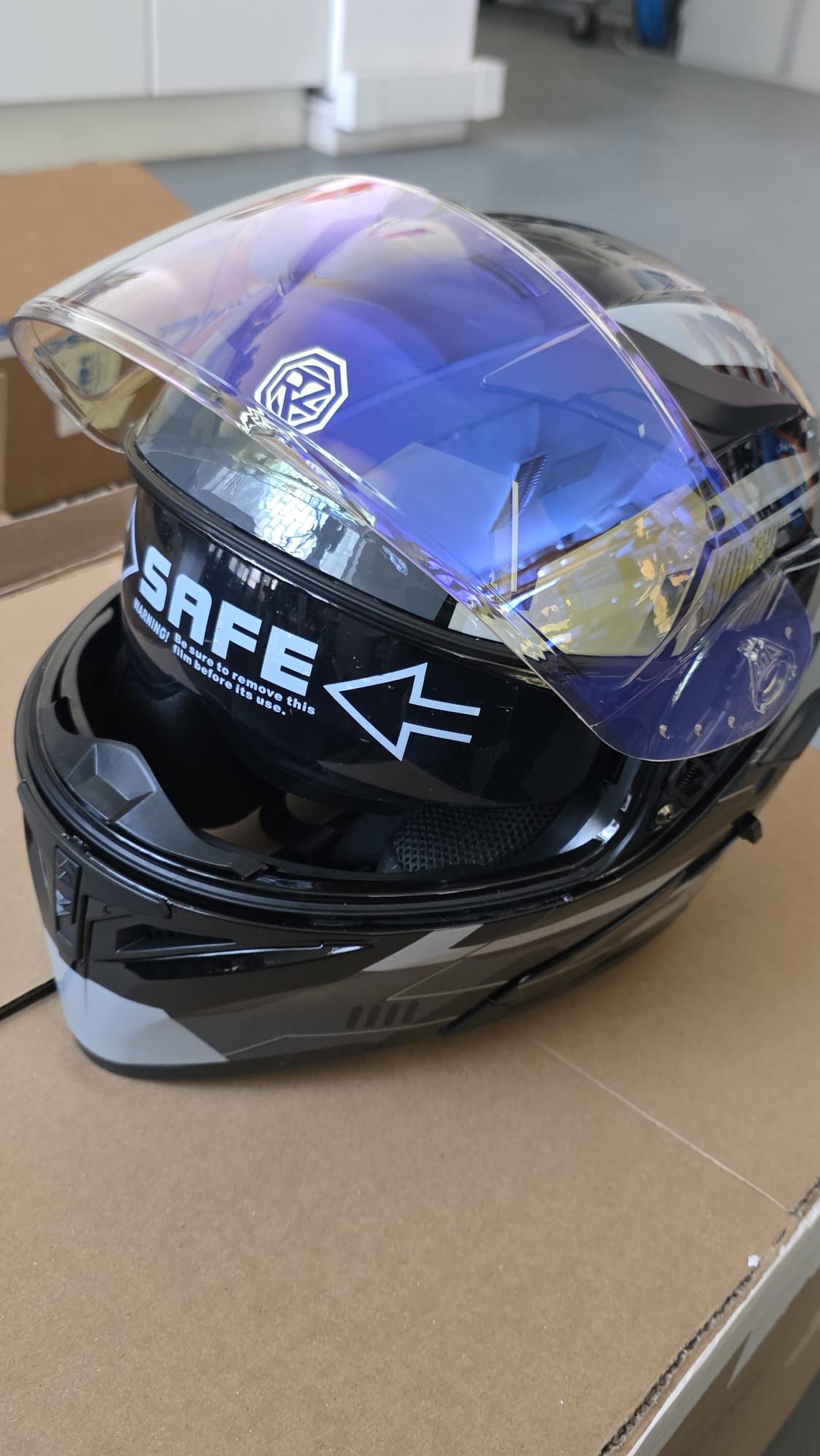Capacete modular tamanho M